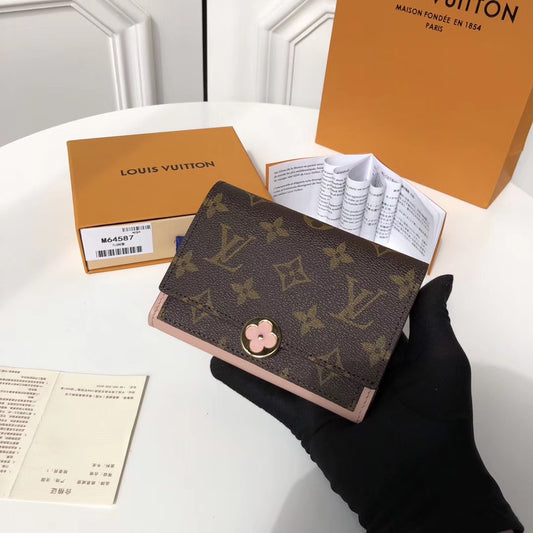 LV M64587 Flore短夾