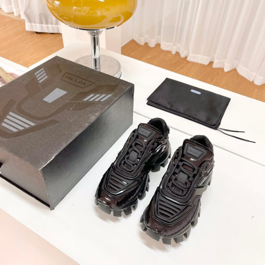 Prada 鞋-Prada 2022早春款 亮面老爹鞋