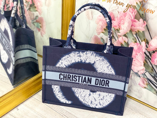 Dior Book Tote-小號36.5cm-黑旋風