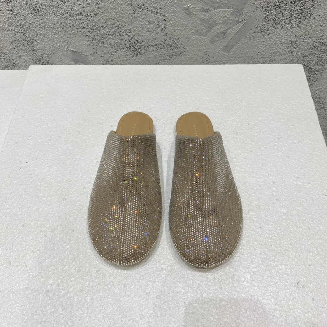 B編織-22S官網秋冬新品 豆豆鞋底鑽拖（35-39，40-42可訂製）
