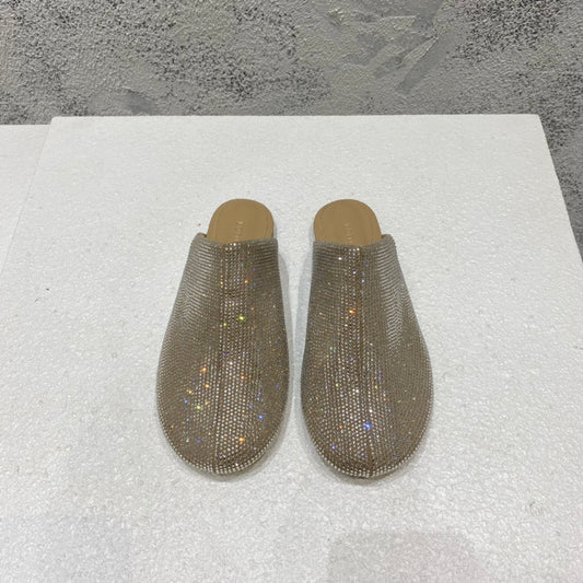 B編織-22S官網秋冬新品 豆豆鞋底鑽拖(35-39,40-42可訂製)