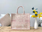 Dior Book Tote-大號41.5cm-刺繡粉老虎