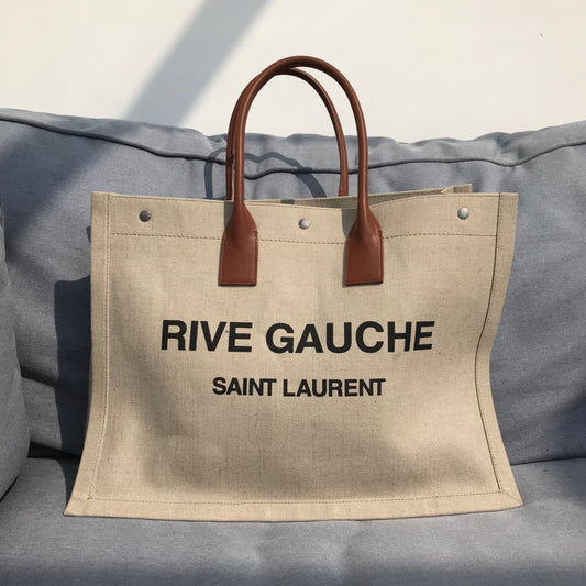聖Y羅-Rive Gauche Tote Bag 左岸購物袋 棕色