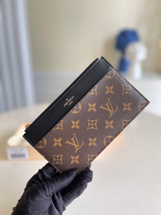 LV M80390老花 Slim Purse 手拿包