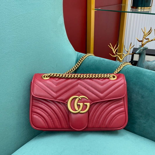 古G家-Marmont-紅色中號26cm（26*7*5cm）