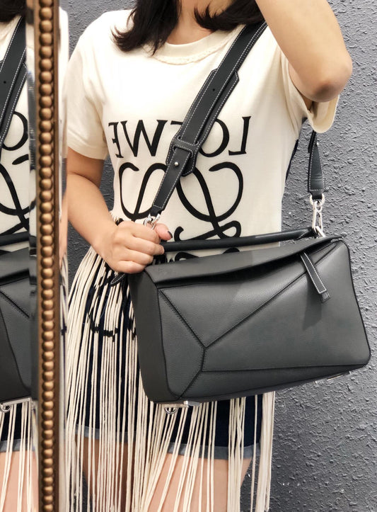 羅L威-Puzzle bag 小牛皮 中號