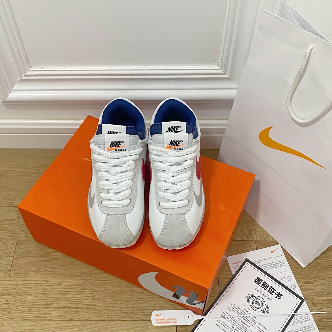 N1KE-Sacai x Nike Zoom Cortez SP 白藍紅