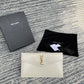 YSL ptown_新品手拿包-白牙籤紋金扣