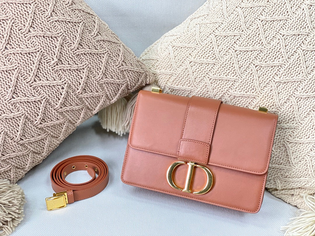 Dior 蒙田 30 Montaigne系列-24cm-牛皮平紋-深古銅金扣