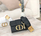 Dior 蒙田 Mini Box-17.5cm-金扣-黑