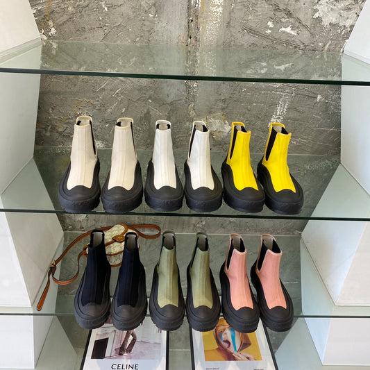 Jil sander-2022新款 帆布短靴 集合圖