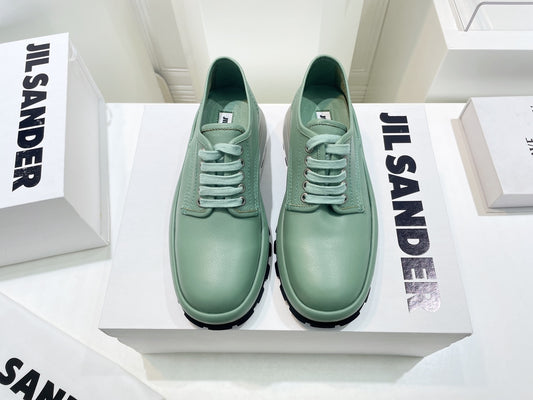Jil sander-2022秋冬 爆休閒系列 厚底透明跟低幫休閒鞋 情侶款