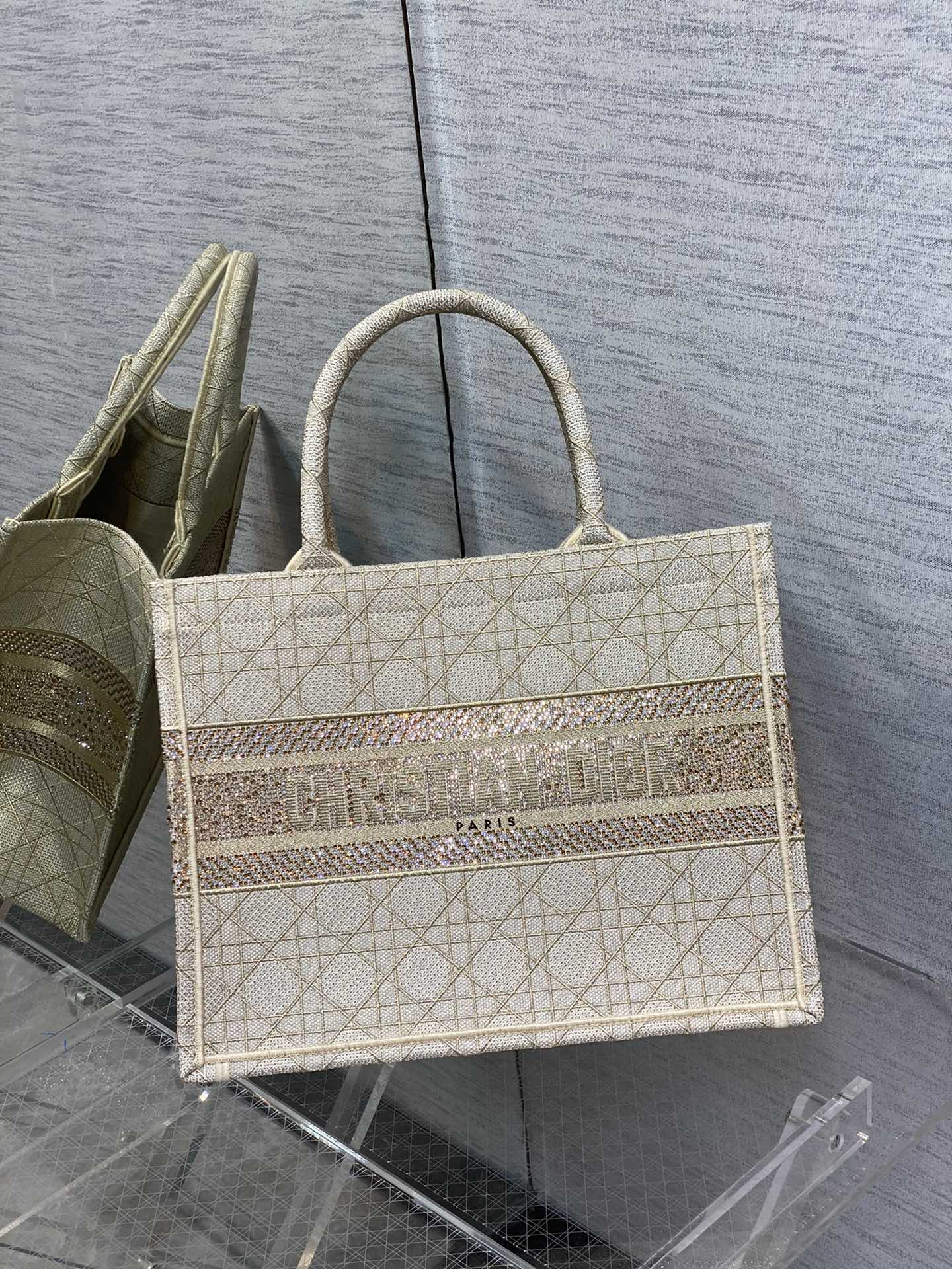 迪D家 Book Tote-中號36.5cm-刺繡