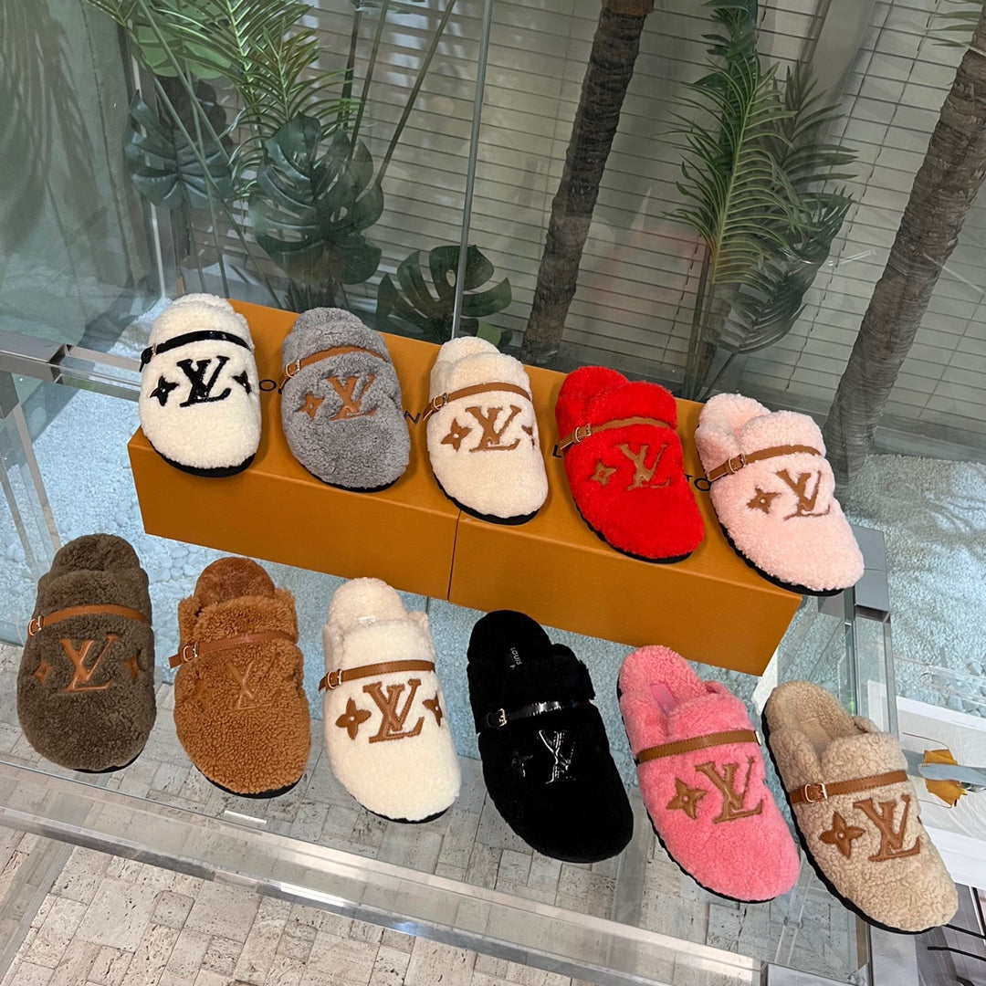 路L家-2022早春新款 毛毛半拖鞋 集合圖