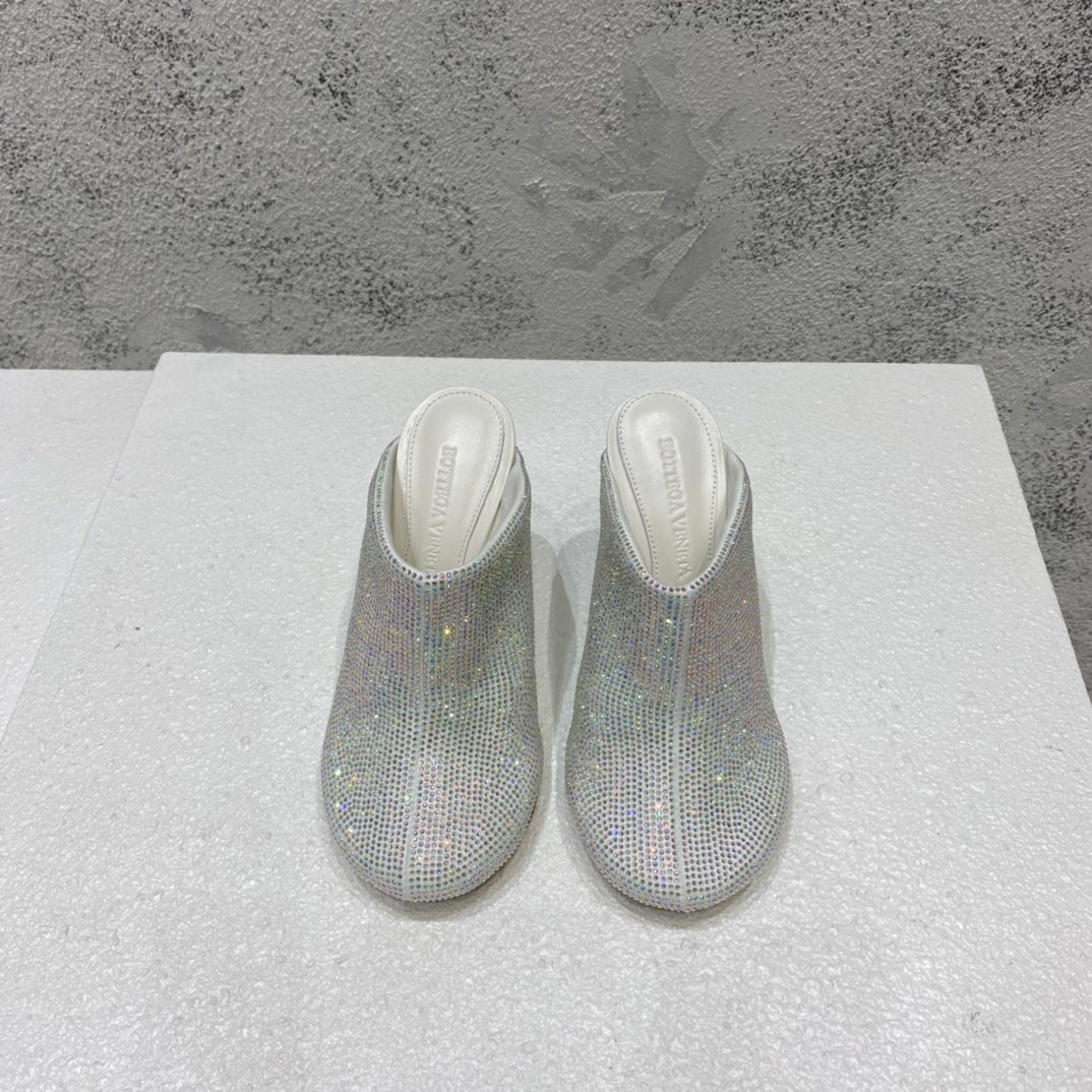 B編織-22S官網秋冬新品 高跟鑽拖 (35-39，40-42可訂製）