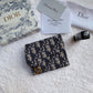 Dior 馬鞍老花三折短夾