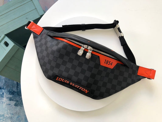 Lou-Damier Cobalt 腰包
