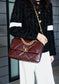 Chanel 19Bag-中號深棗紅