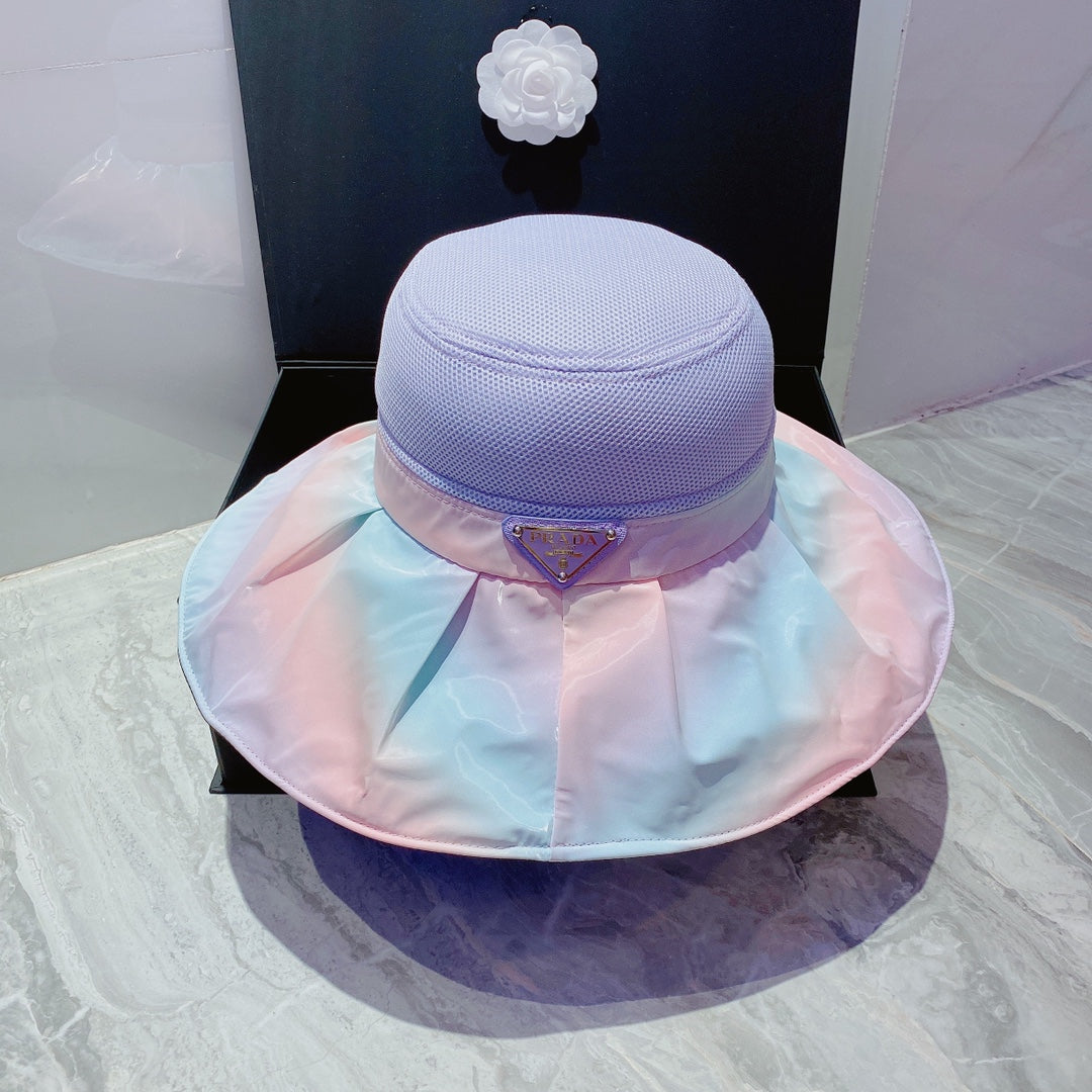 普P家-彩虹貝殼帽 內裏防紫外線面料