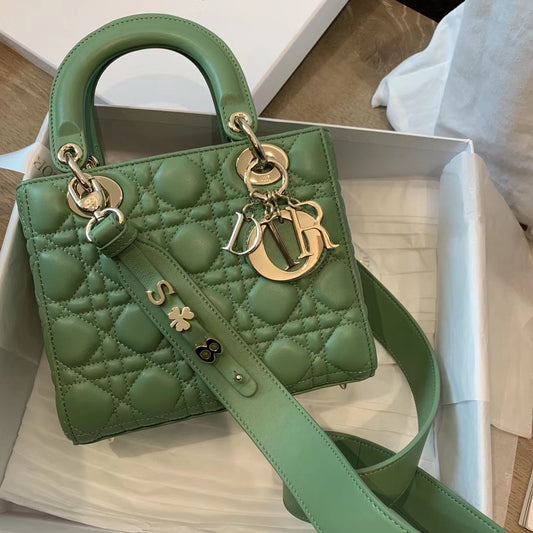 Dior-Mini Lady Dior手袋-四格黛妃-24cm