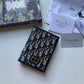 Dior 帆布老花護照夾