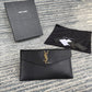 YSL ptown_新品手拿包-黑色魚子醬皮金釦