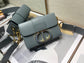 Dior 蒙田 Mini Box 珐瑯扣-17.5cm-灰