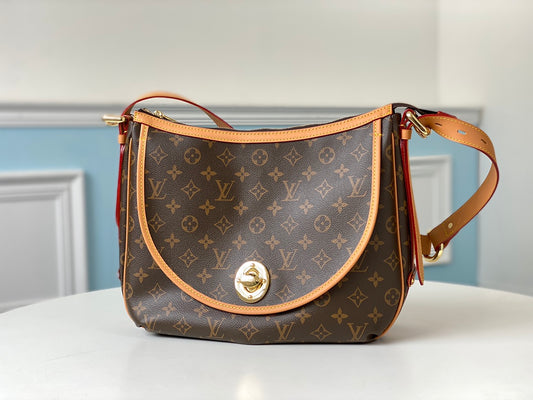 LV M40075 老花 Tulum 中古金豆手袋