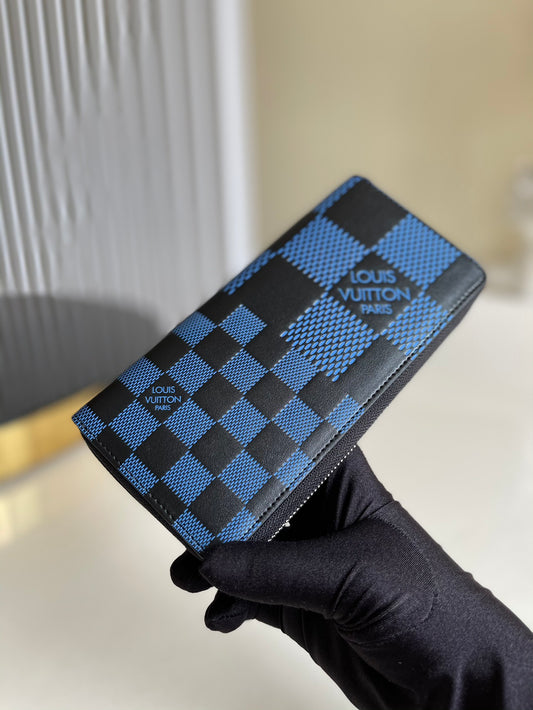 LV M60442 藍格 Zippy Vertical 男款長夾
