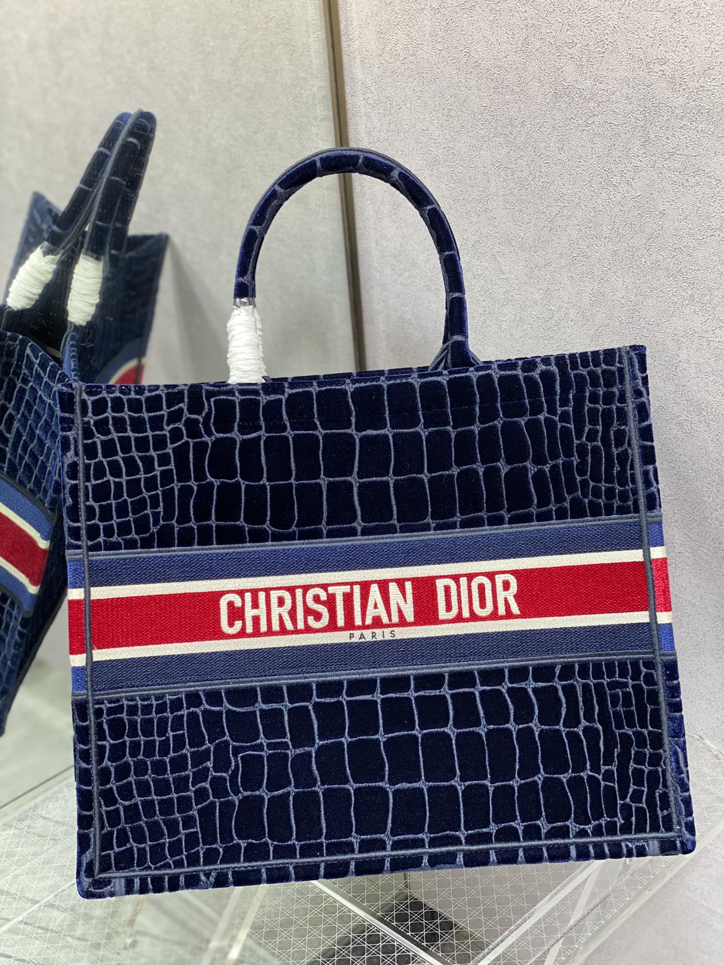 Dior Book Tote-大號41.5cm-鱷魚紋