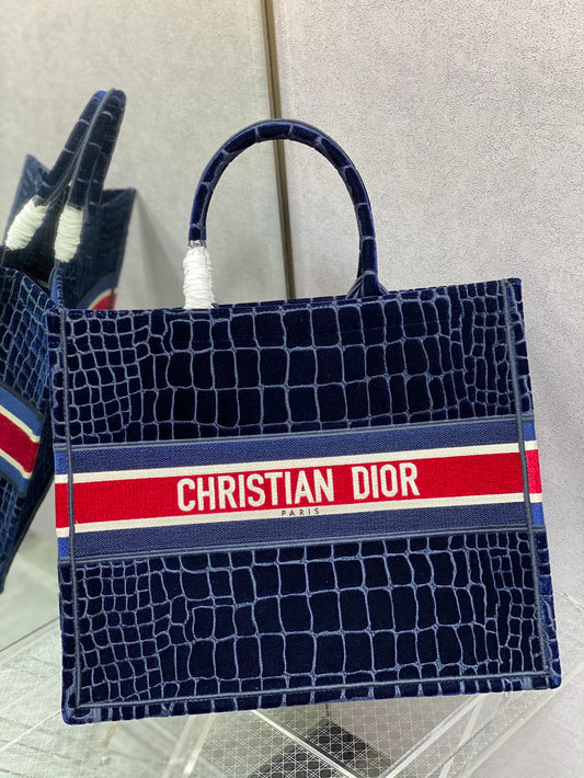 Dior Book Tote-大號41.5cm-鱷魚紋
