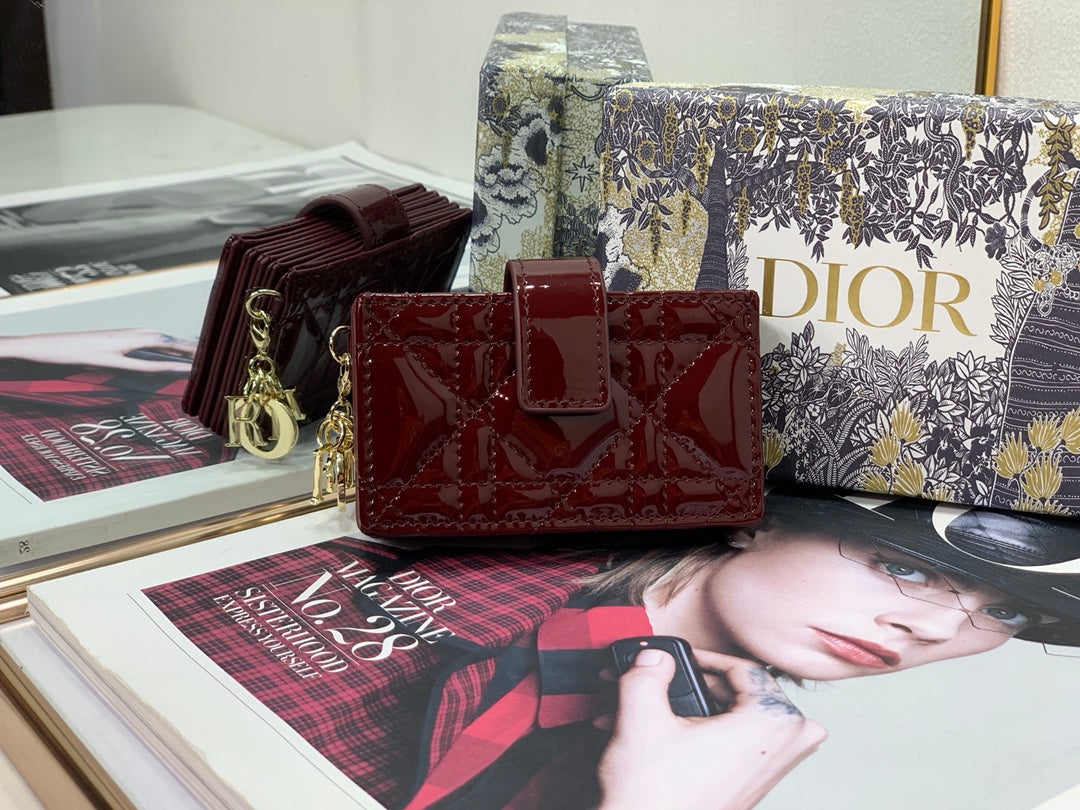 Dior 風琴卡包-10.5cm