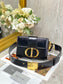 Dior 蒙田 Mini Box-17.5cm-金扣-黑