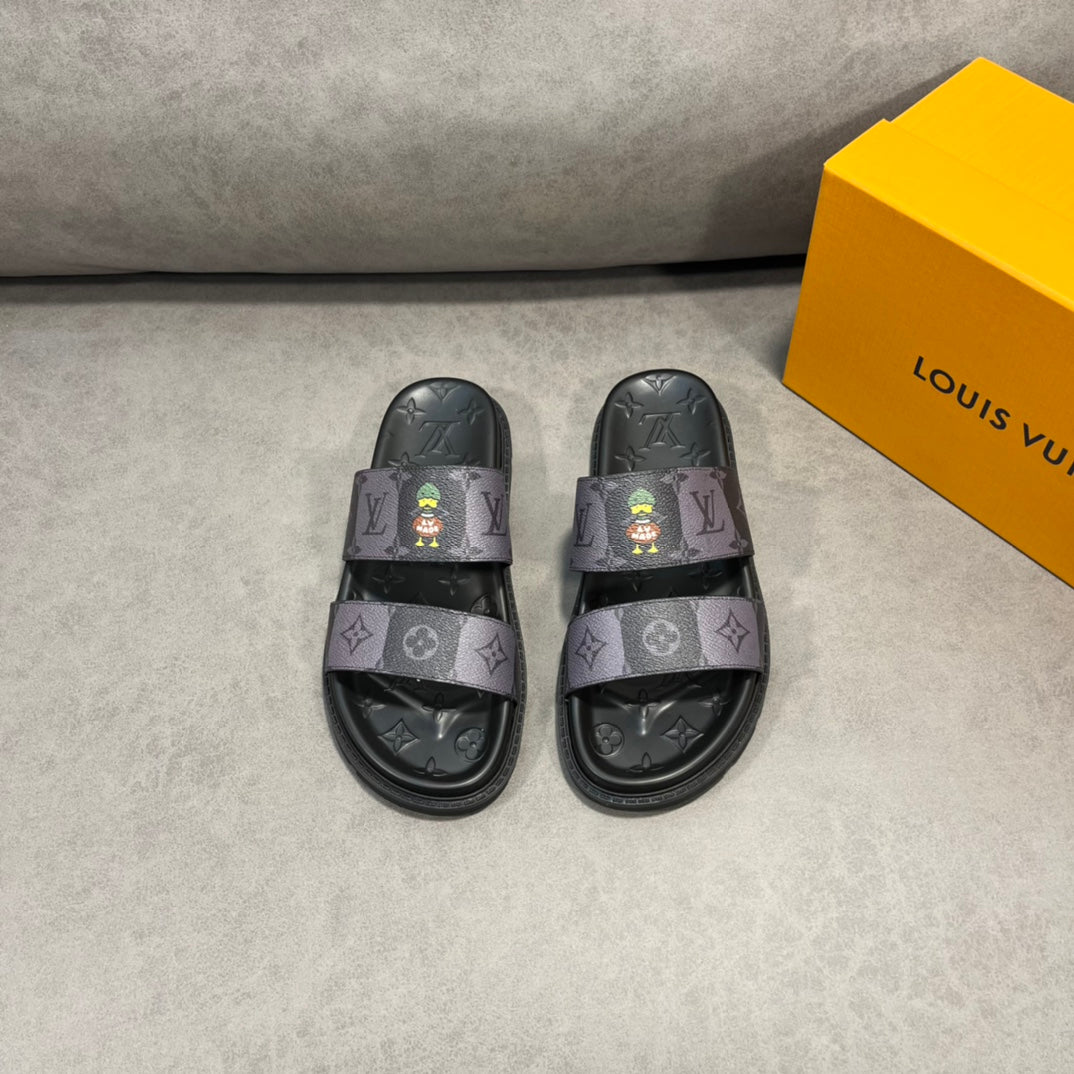 Lou-2022春夏新款 鴨子圖拖鞋