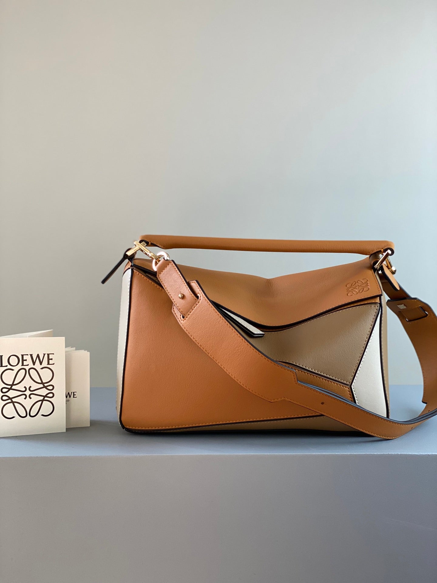 羅L威-Puzzle bag 小牛皮 中號