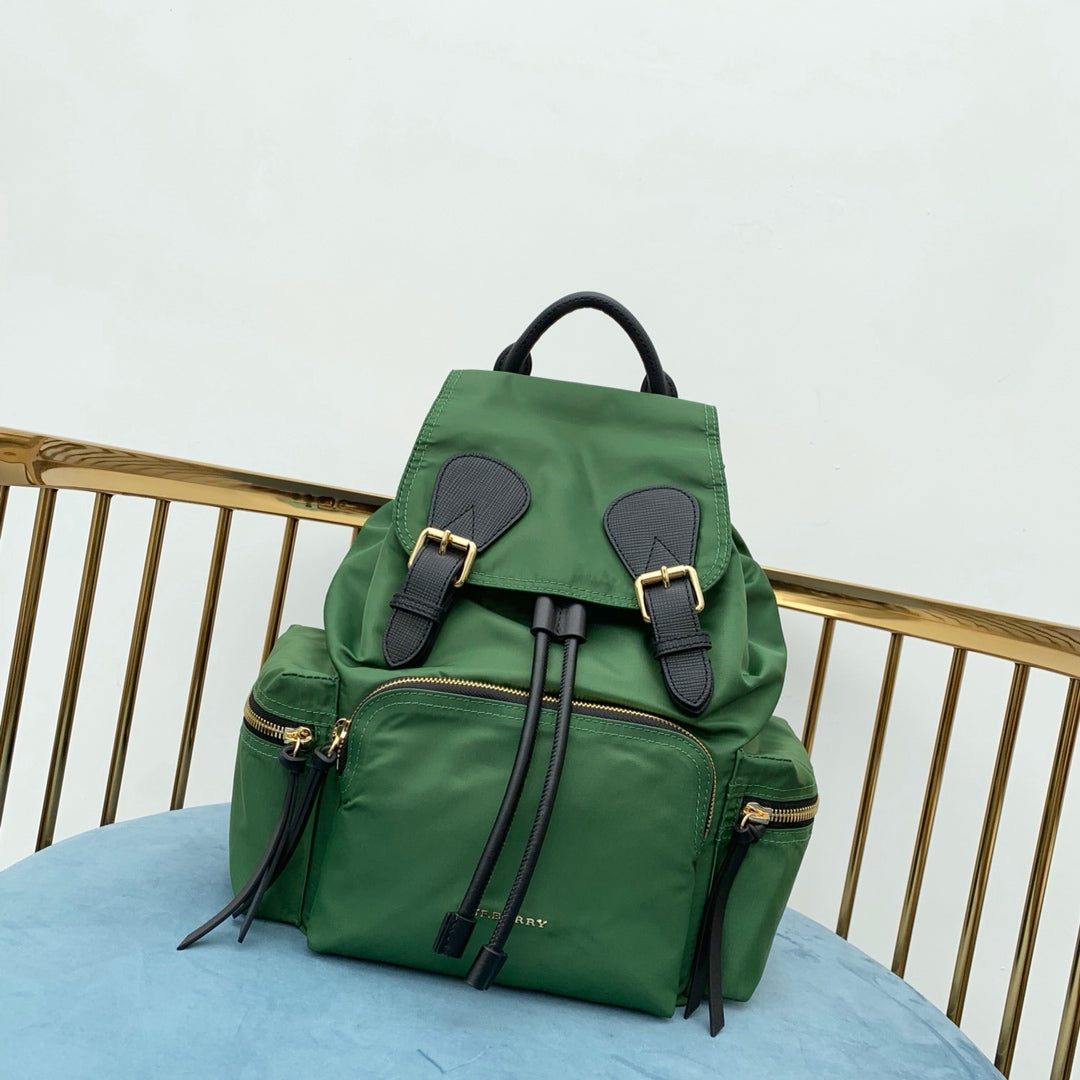 巴B家-Rucksack軍旅背包 綠色 中號