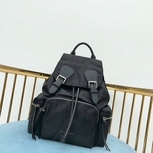 巴B家-Rucksack軍旅背包 黑色 中號