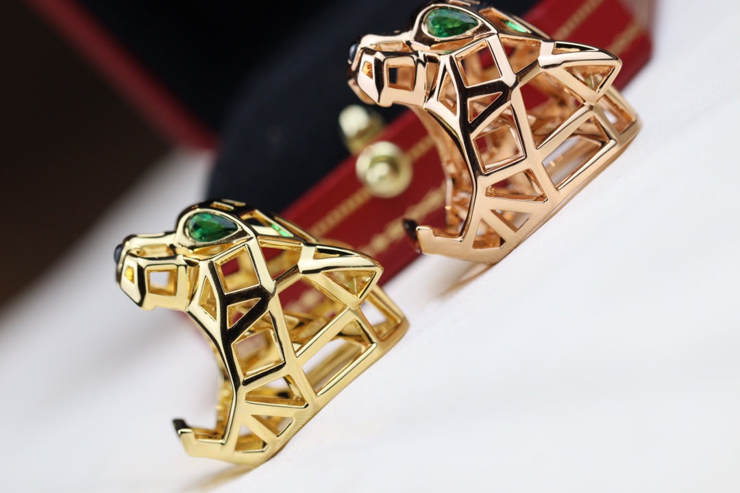 Cartier 美洲豹戒指-男女同款-玫瑰金