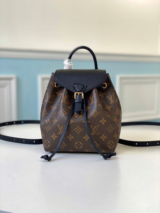 LV M45516 黑色mini  Montsouris BB 雙肩包