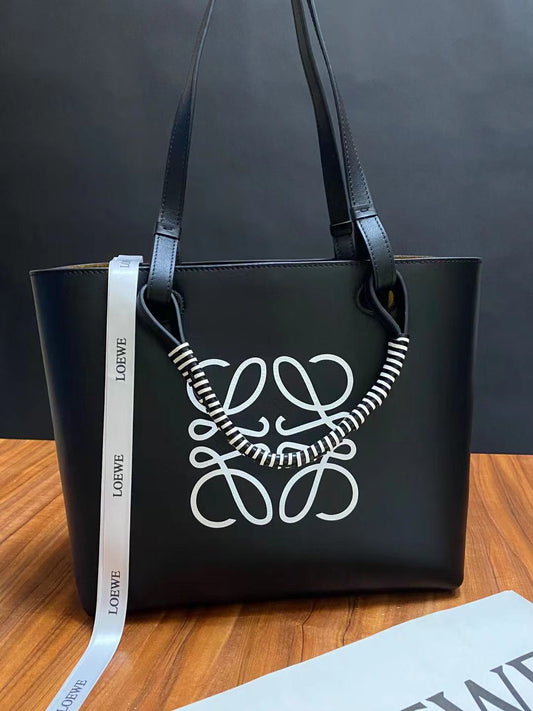 羅L威-Anagram Tote 牛皮 黑色