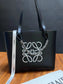 羅L威-Anagram Tote 牛皮 黑色