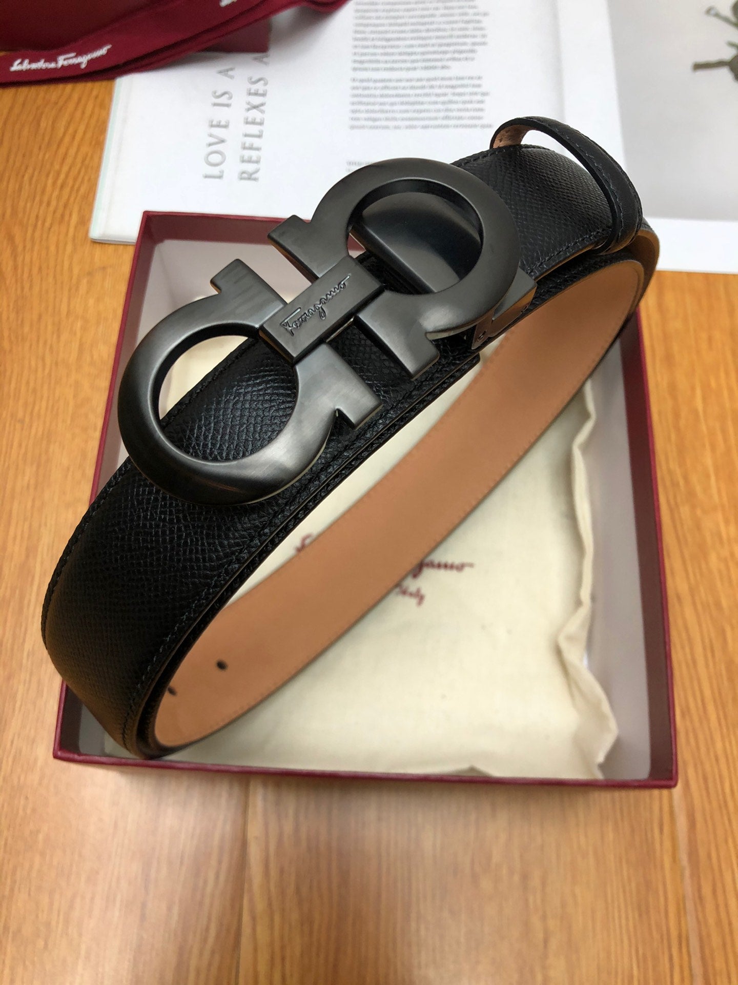 SF菲拉格-皮帶-3.5cm-男款