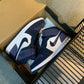 N1K- AJ 1 mid 中筒板鞋 休閒鞋 藍色