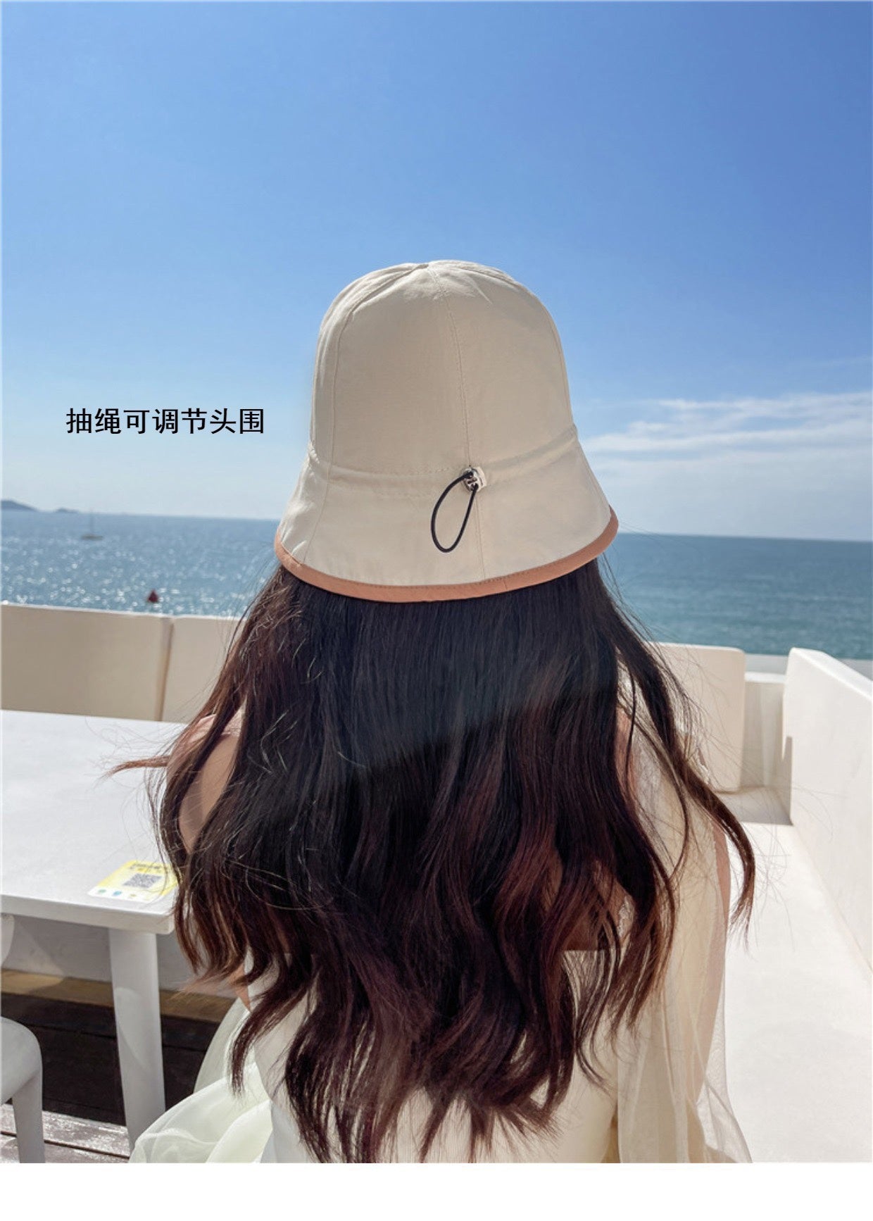 普P家-夏季簡約漁夫帽 可調節頭圍