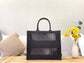 Dior Book Tote-大號41.5cm-黑色網格帆布