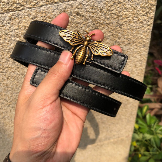 迪D家-黑色皮帶-2.0cm