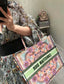 Dior Book Tote-大號41.5cm-多色花朵