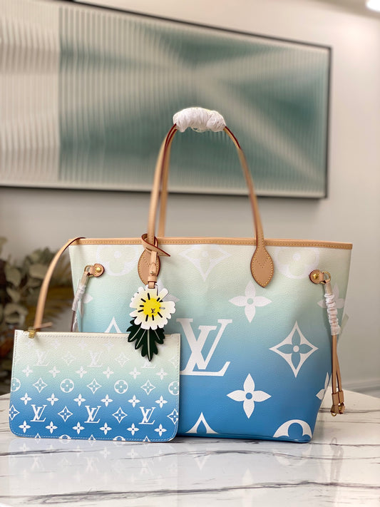 M45678 路L家-Neverfull ote 包 手袋 中號 藍色
