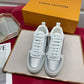 LV鞋-LV TRAINER 低筒 休閒鞋（銀）