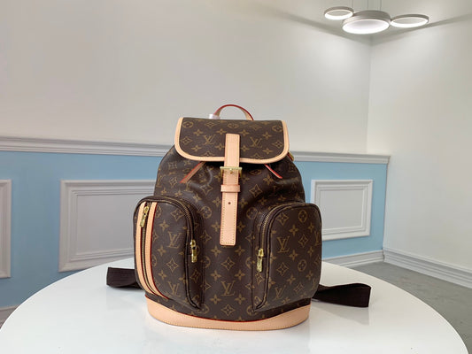 M40107 路L家-Monogram 帆布雙肩包